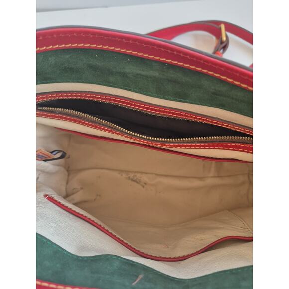 Dooney & Bourke Florentine Vachetta Red Leather Amelie Tote Purse Luxury Classic - Picture 5 of 9